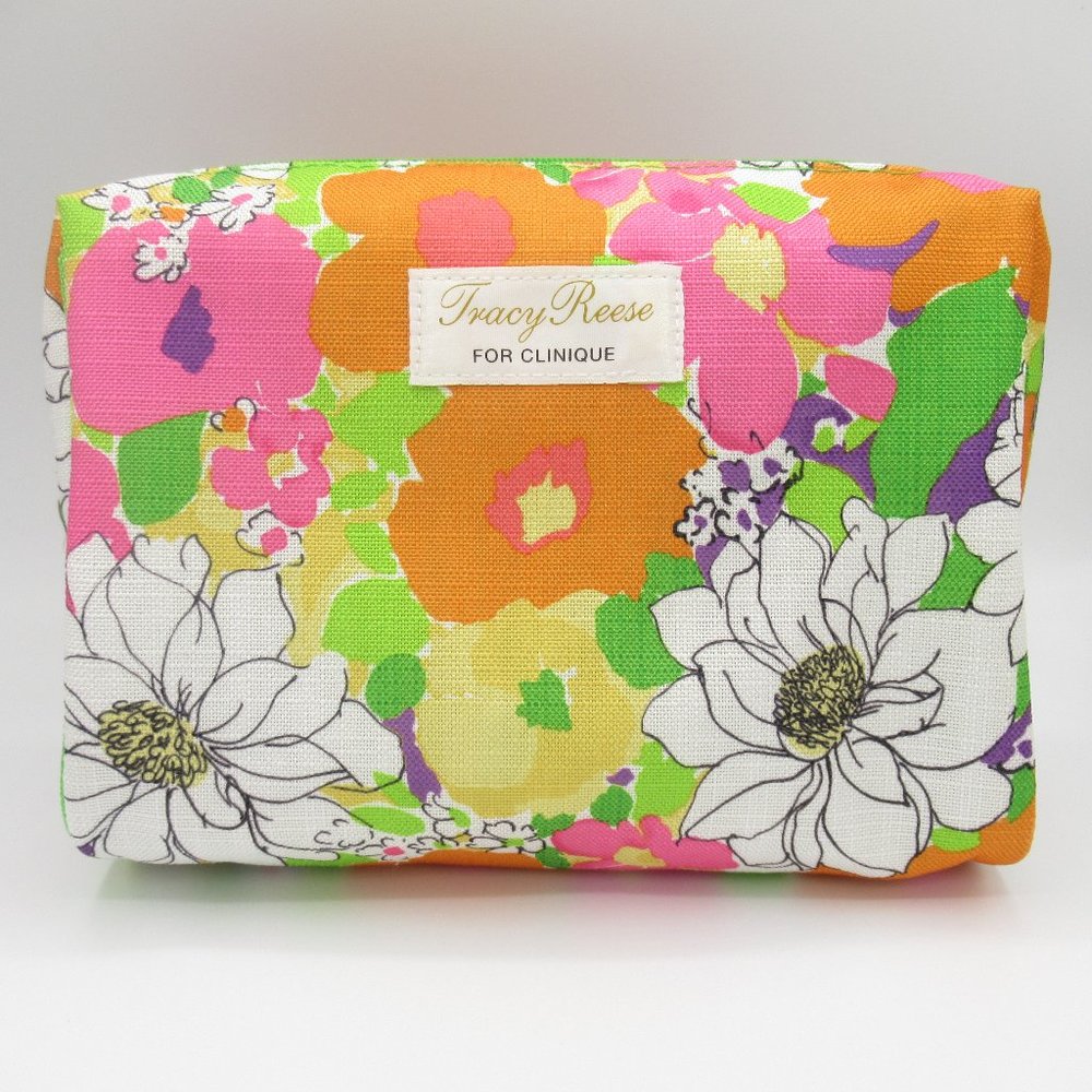Tracy Reese For Clinique Floral Print Makeup Bag
